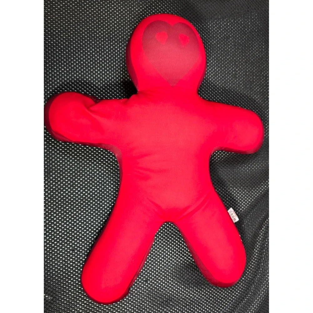 Mogu People Microbead Pillow Doll Squishy Red LOVE 22